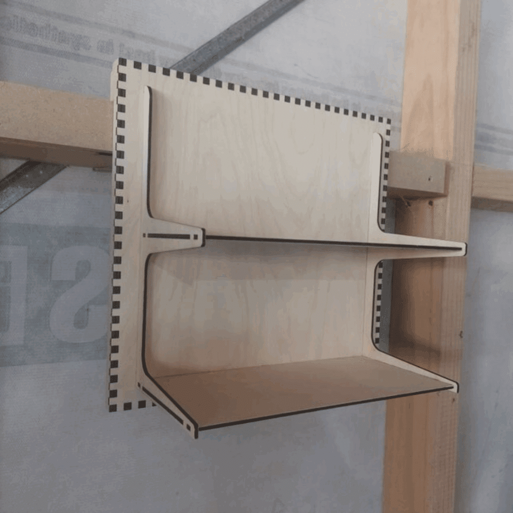 Double shelf built by Chris