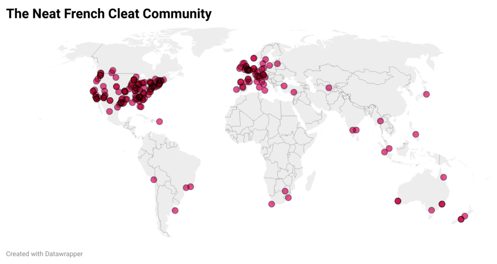 The Neat French Cleat Community Worldwide