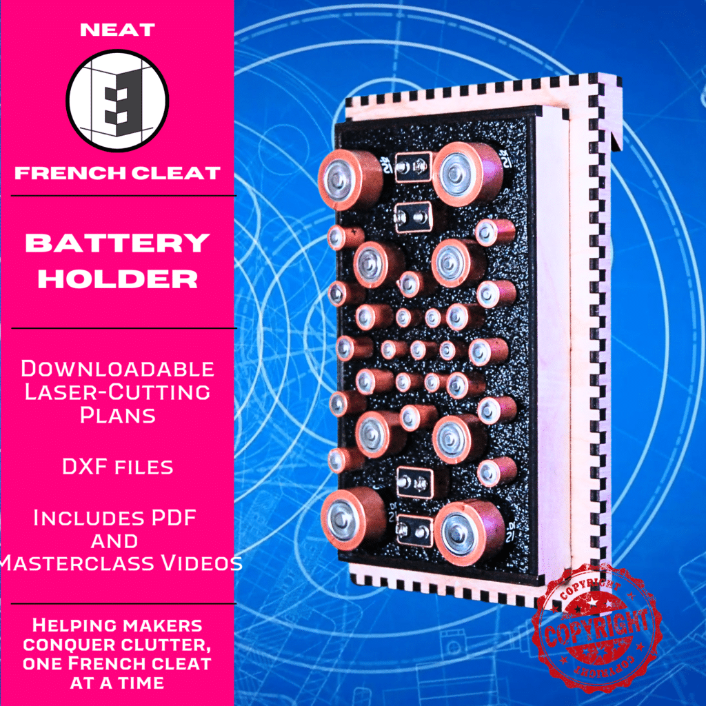 French Cleat Battery Holder (1)