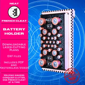 French Cleat Battery Holder (1)