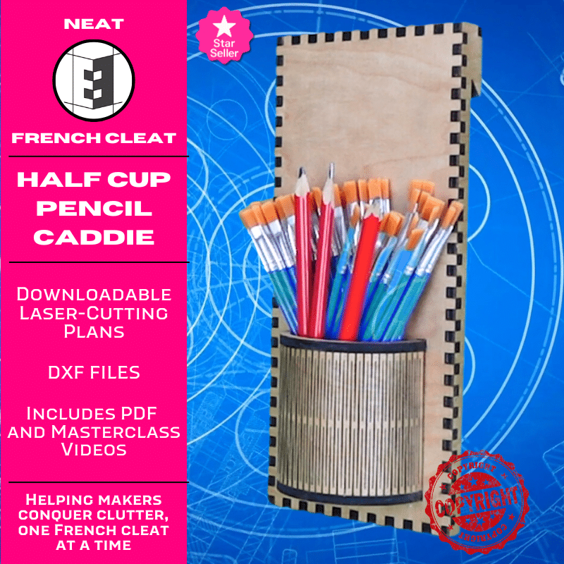 French cleat Pencil caddie